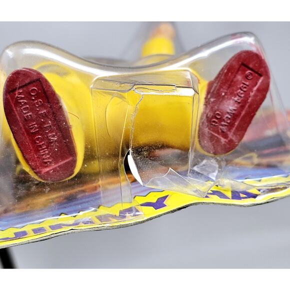 WCW Jimmy Hart Wrestling Figure 1994 LJN Original With Yellow Suit w/Hulk on it - Picture 4 of 13